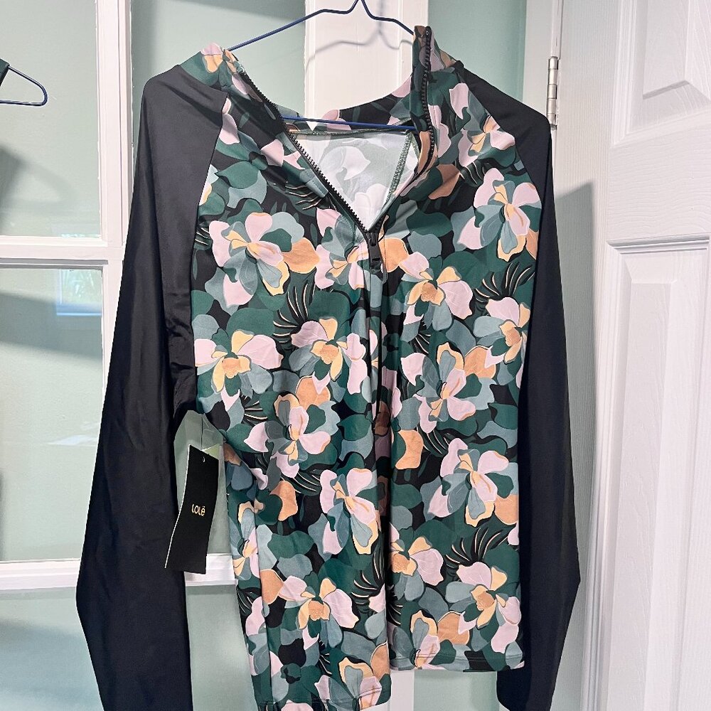 XXL Lole Seychelles Rashguard and Tankini Top NWT